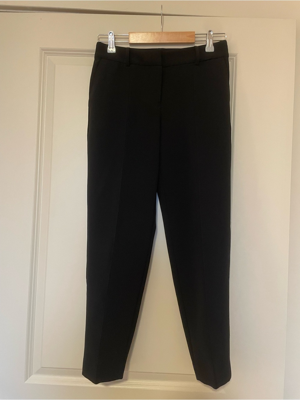 Ann Taylor Black Slim Tailored Trousers
